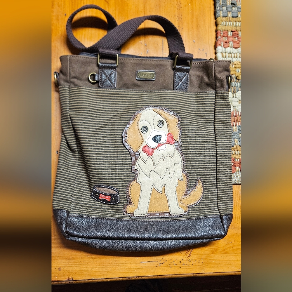 Chala Golden Retriver Puppy Dog Tote